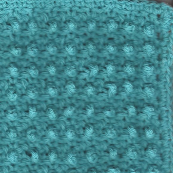 100% Cotton Washcloths, New, Set of 2, Textured - Picture 2 of 2